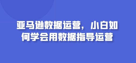 亚马逊数据运营，小白如何学会用数据指导运营-一新网创