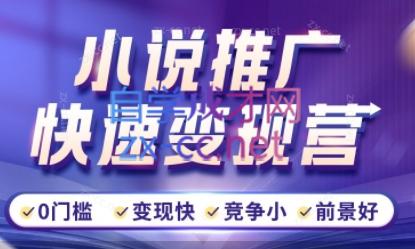 洲洲老师·小说推广快速变现营-一新网创