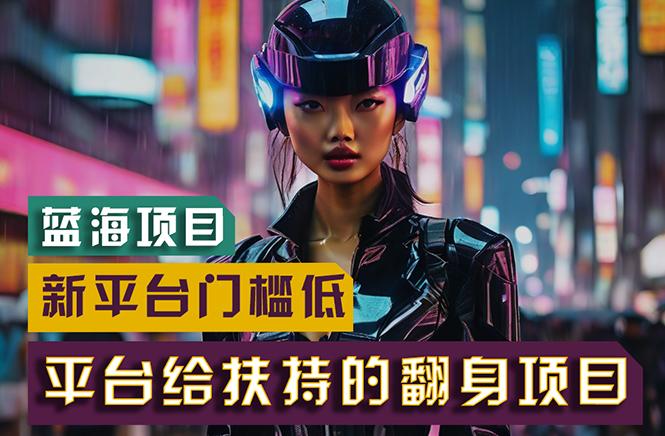 【蓝海项目】新平台无脑搬运，翻身项目 门槛低 小白也能轻松上手 日入500+-一新网创