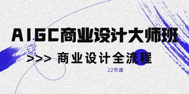 AIGC-商业设计大师班，商业设计全流程(22节课-一新网创