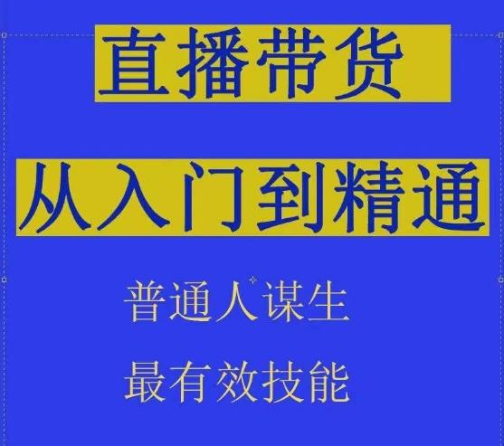 2024抖音直播带货直播间拆解抖运营从入门到精通，普通人谋生最有效技能-一新网创