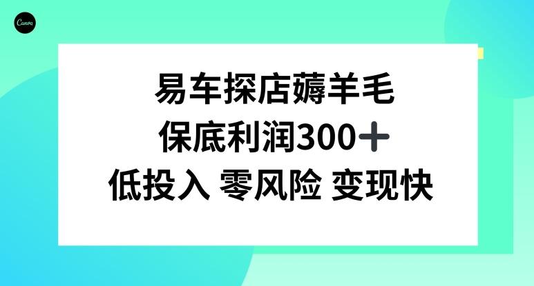 易车APP首页十亿补贴活动，选择到店补贴，保底利润300+-一新网创