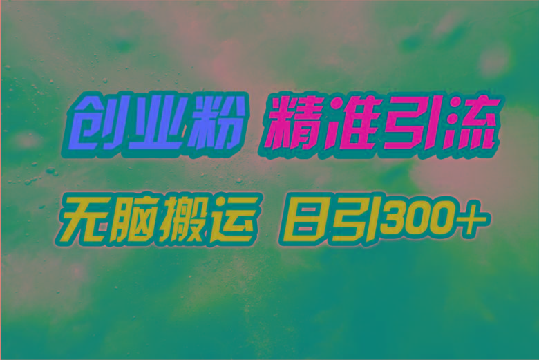 (9875期)视频号纯搬运日引300+创业粉教程！-一新网创