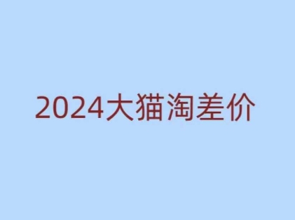 2024版大猫淘差价课程，新手也能学的无货源电商课程-一新网创