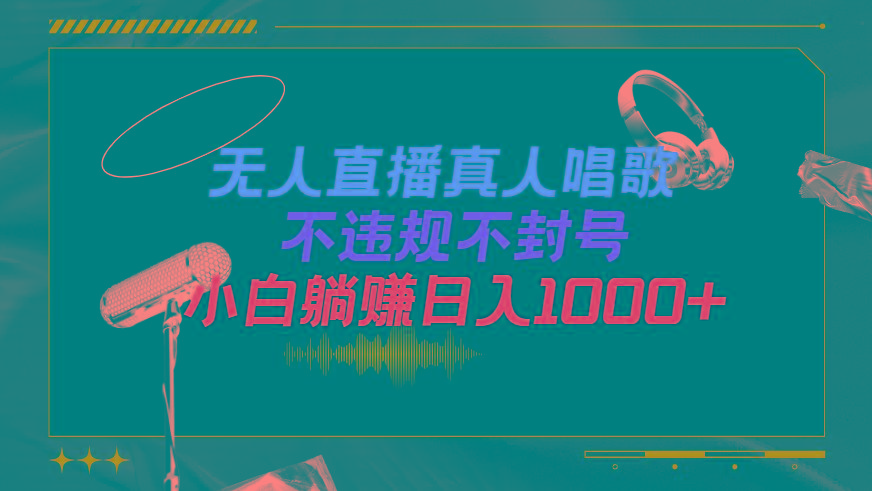 (9622期)抖音24小时无人直播音乐，不违规，不封号纯撸音浪，小白实操当天日入1000+-一新网创