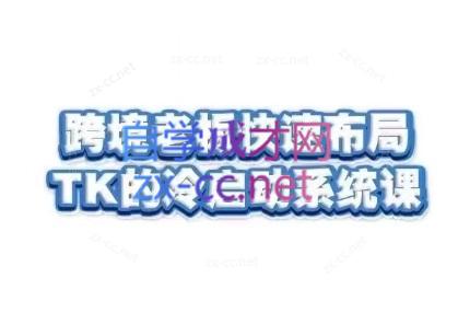 随新索创·跨境老板快速布局TikTok的冷启动系统课-一新网创