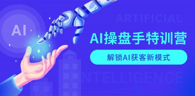 AI-操盘手特训营，解锁AI获客新模式，全面掌握AI商业应用与提示词技巧-一新网创