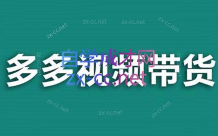 老贺·拼多多视频带货(更新至2024)-一新网创