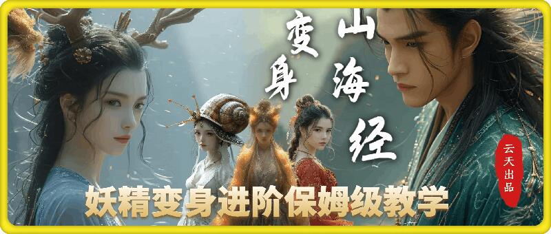 云天AI山海经变身视频教程，妖精变身进阶保姆级教学-一新网创