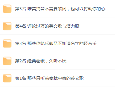 【无损音乐分享】网易云音乐收藏榜单前五名合集 精选好歌-一新网创