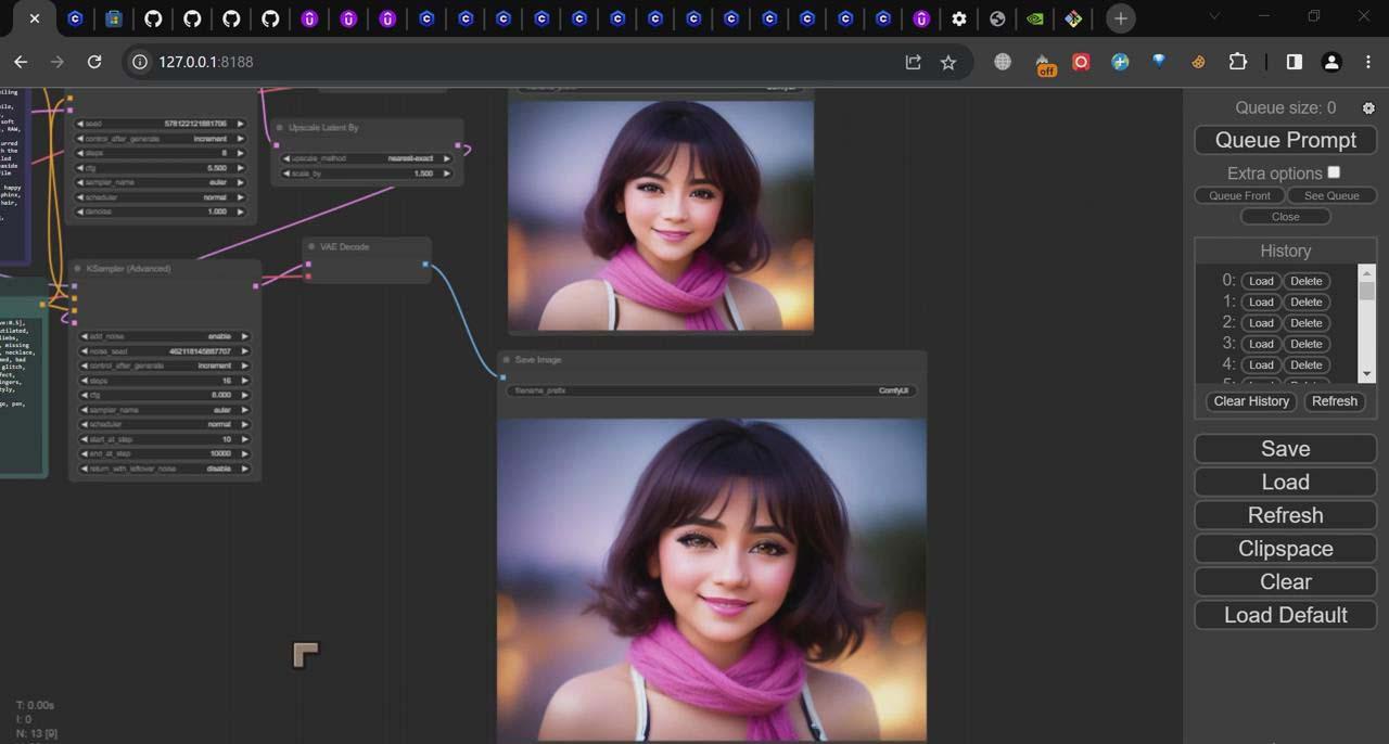 图片[2]-ComfyUI 利用 Stable Diffusion 学习AI GUI 工作流程教程-中英字幕-一新网创