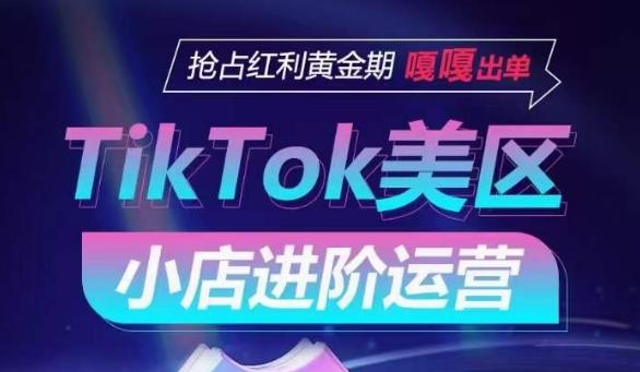 TikTok Shop美区小店进阶运营，抢占红利黄金期 嘎嘎出单-一新网创