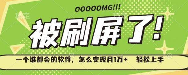 一个谁都会的软件，怎么变现月1万+轻松上手-一新网创