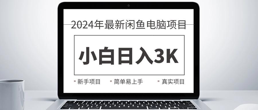2024最新闲鱼卖电脑项目，新手小白日入3K+，最真实的项目教学-一新网创