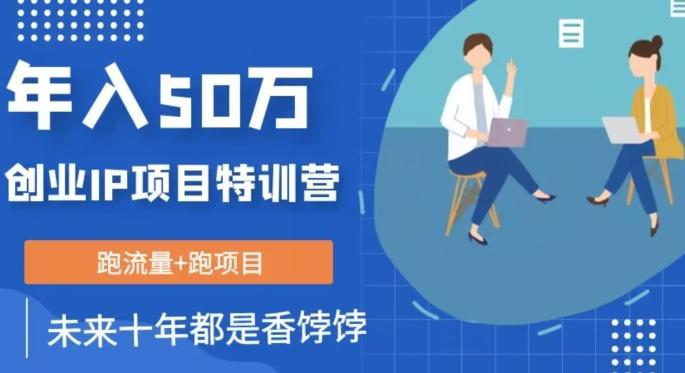 创业IP年入50W核心方法，未来10年最值得做的项目【揭秘】-一新网创