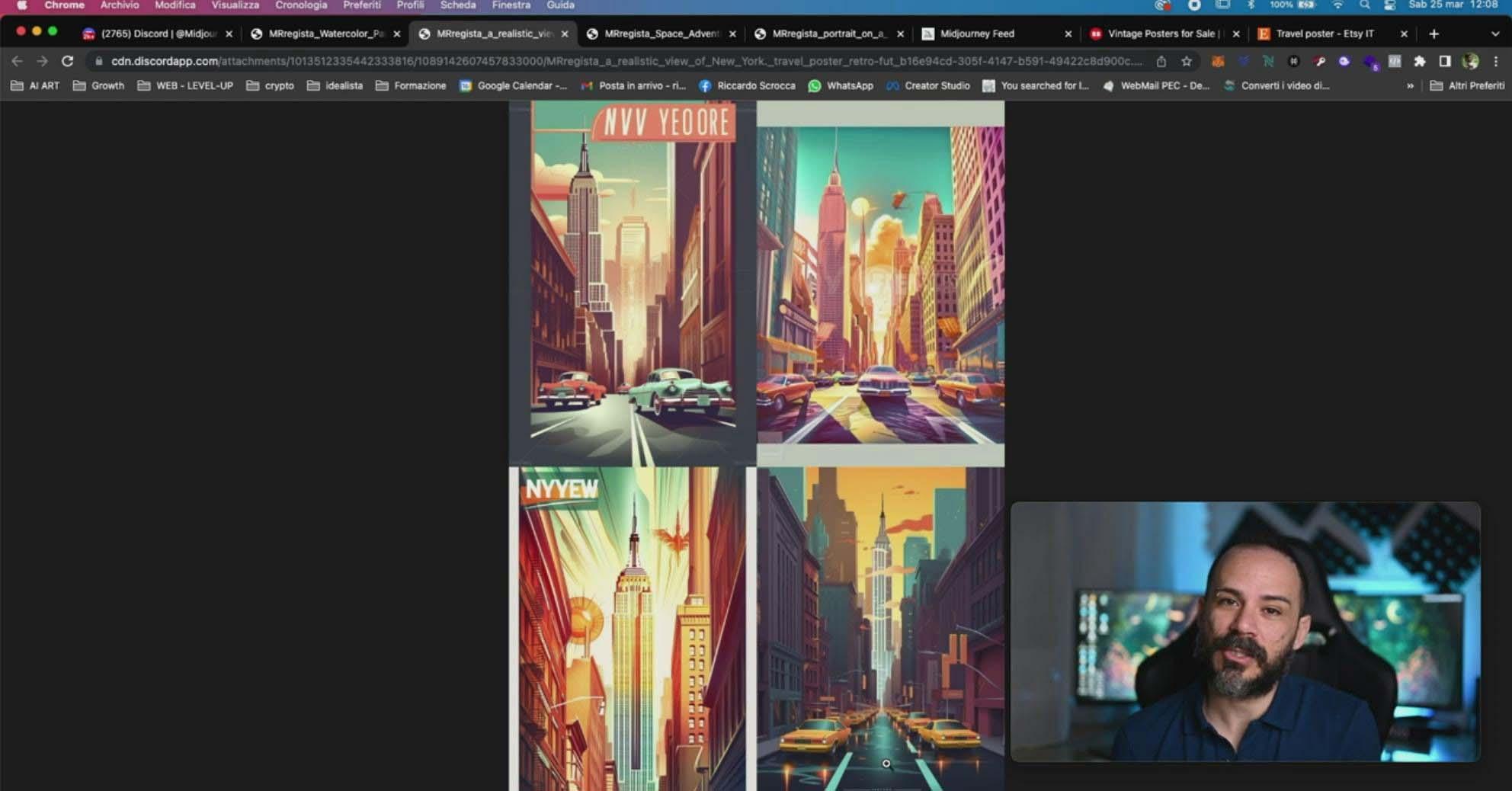 图片[10]-Midjourney AI人工智能创建和销售令人惊叹的海报教程-10节课-中英字幕-一新网创