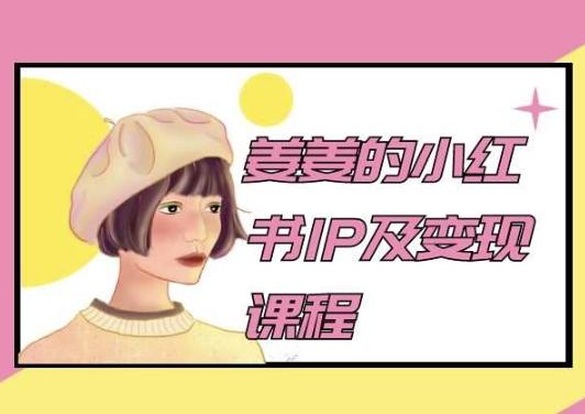 姜姜的小红书IP及变现课程，姜姜小红书2024-一新网创