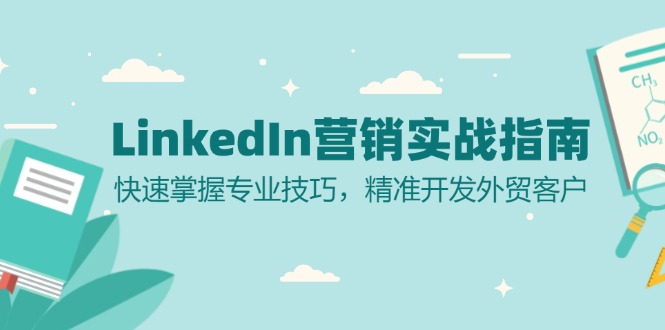 LinkedIn 营销实战指南：快速掌握专业技巧，精准开发外贸客户-一新网创