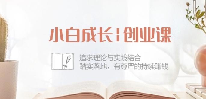 小白成长创业课：追求理论与实践结合，踏实落地，有尊严的持续赚钱-42节-一新网创