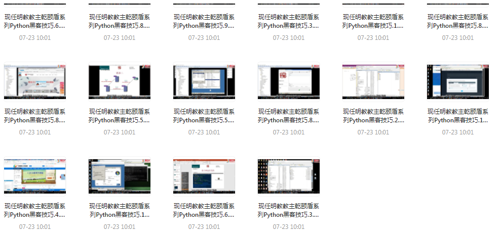 Python黑客技巧课程-一新网创