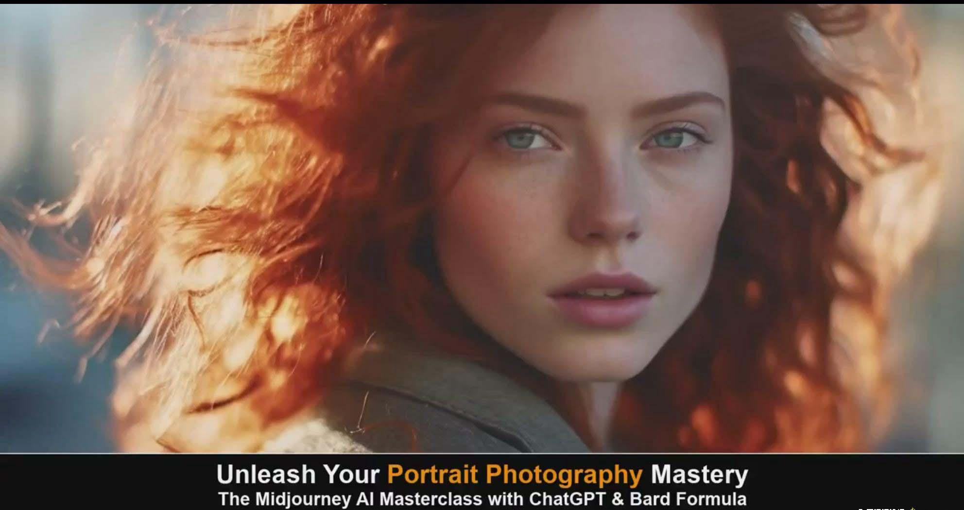 图片[2]-(9312期)Midjourney v5 ChatGPT 和 Bard AI人工智能人像摄影大师班-15节-中英字幕-一新网创