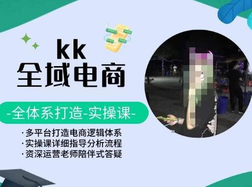 KK全域电商，全体系打造实操课，多平台打造电商逻辑体系-一新网创