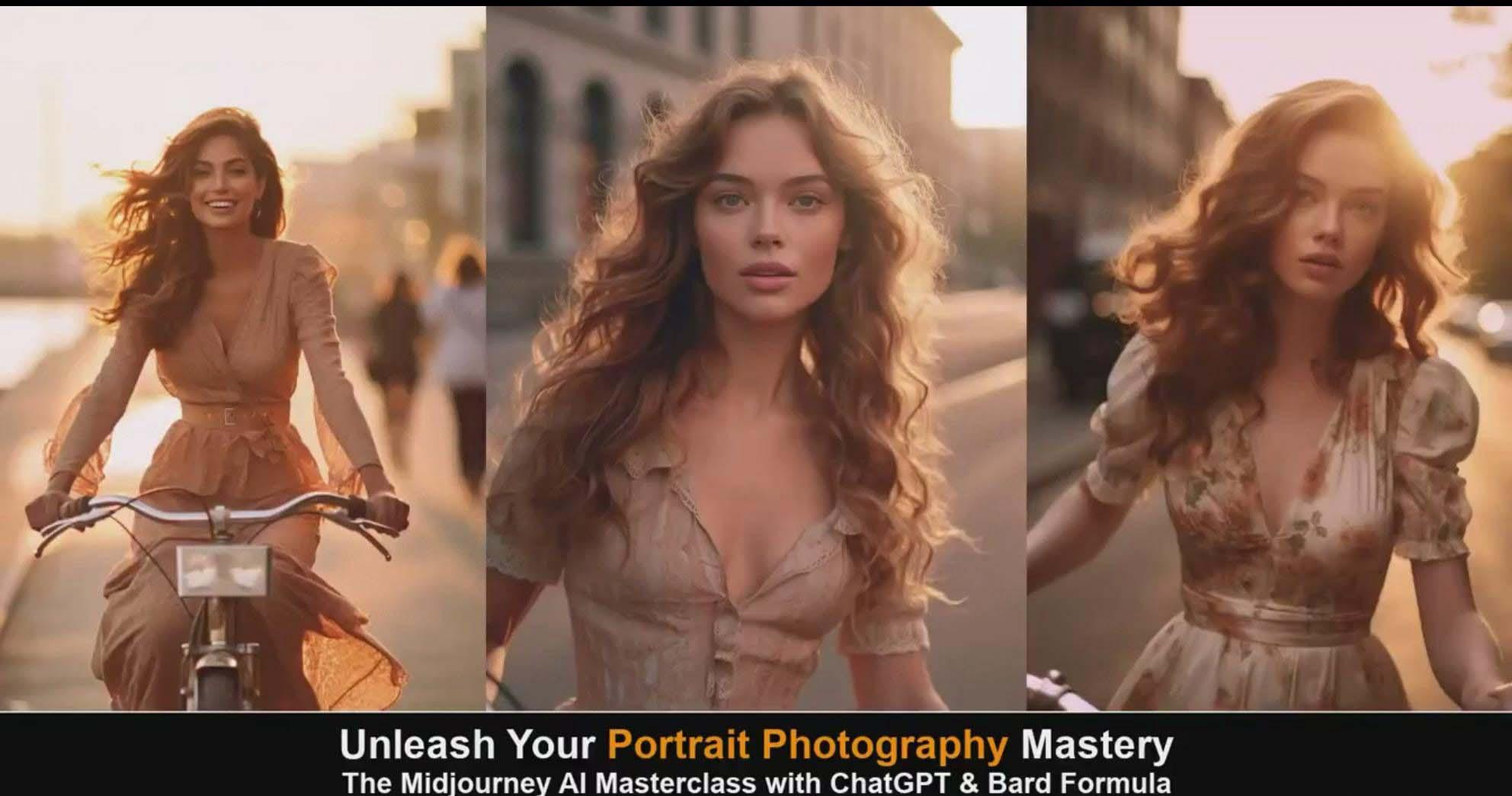 图片[4]-(9312期)Midjourney v5 ChatGPT 和 Bard AI人工智能人像摄影大师班-15节-中英字幕-一新网创