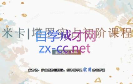 米卡·实占塔罗初阶课-一新网创