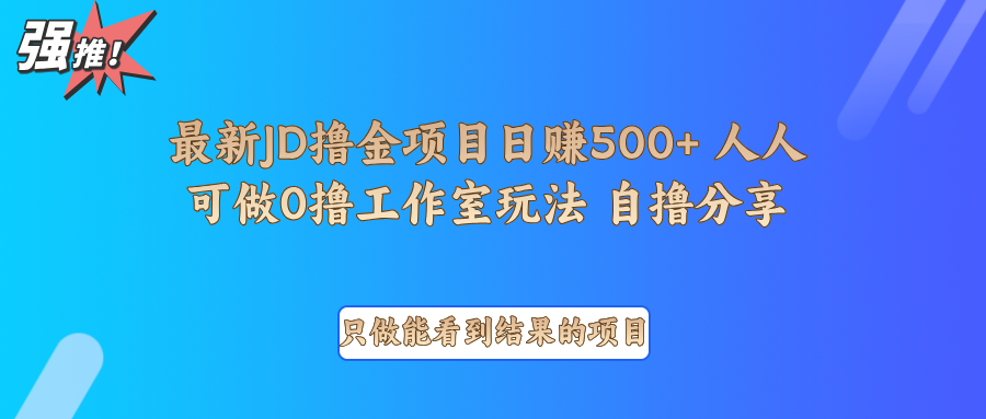 最新项目0撸项目京东掘金单日500＋项目拆解-一新网创